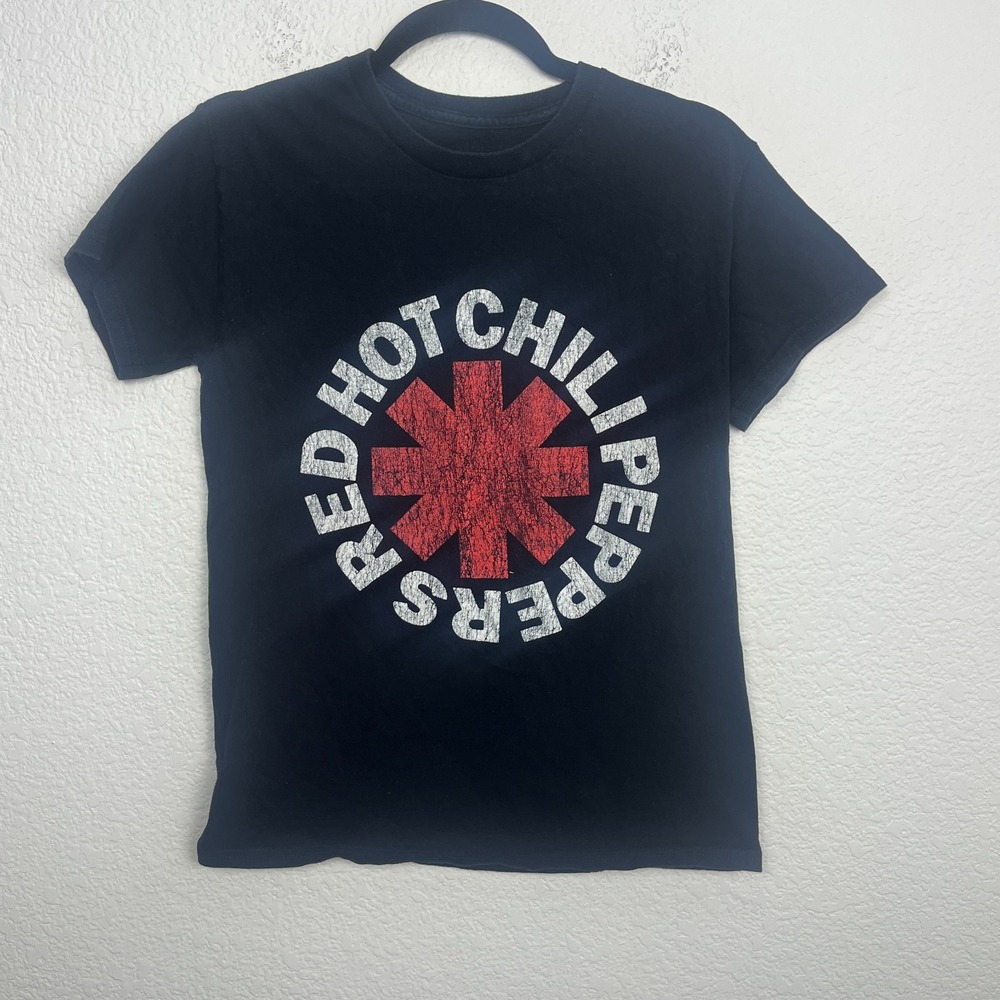 Red Hot Chili Peppers‎ Classic Small T Shirt Mens Black Graphic Print Concert